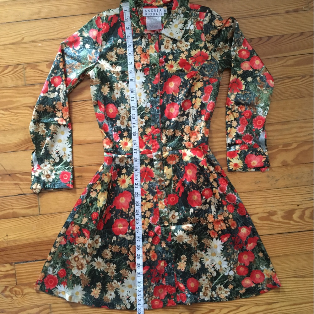 CLOSET CLEAR OUT SALE - Les Jardins Floral Photo Print Dress by Andrea Diodati - Picture 5 of 9